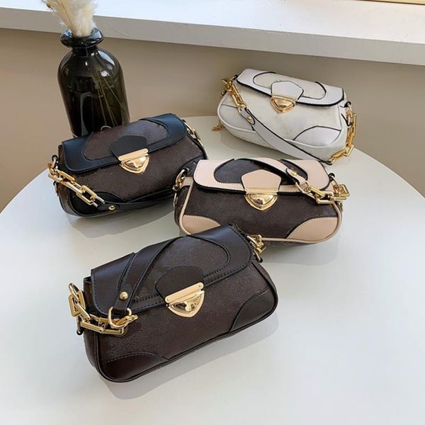 

women evening bags pu leather luxury chain panelled tote bagss shoulder bag interior zipper pocket flap hasp adjustable strap handbag stylis