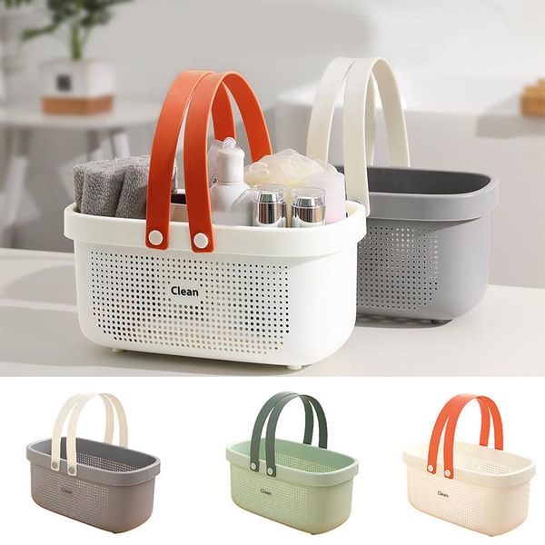

outdoor pads simple portable hollow reusable plastic bathroom storage organizer basket home for food snacks toys toiletries