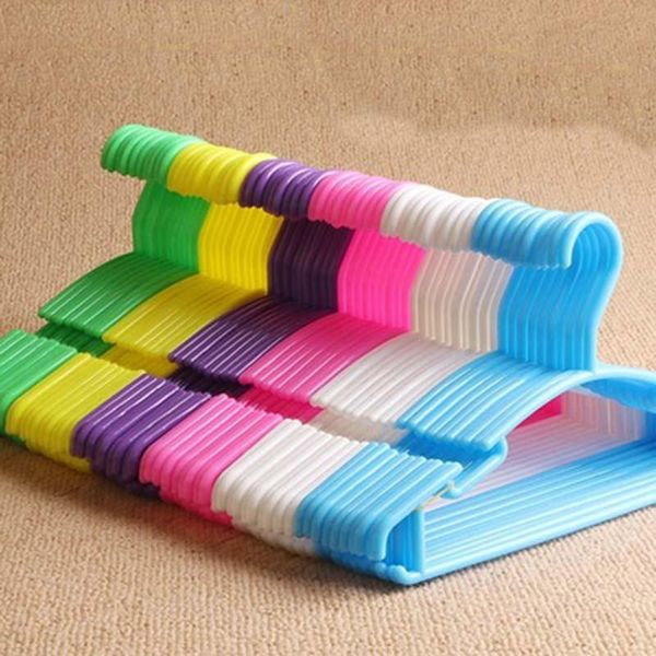

laundry bags 5/10pcs/lot portable clothes hanger kids children toddler baby coat plastic hangers hook household selling organizer