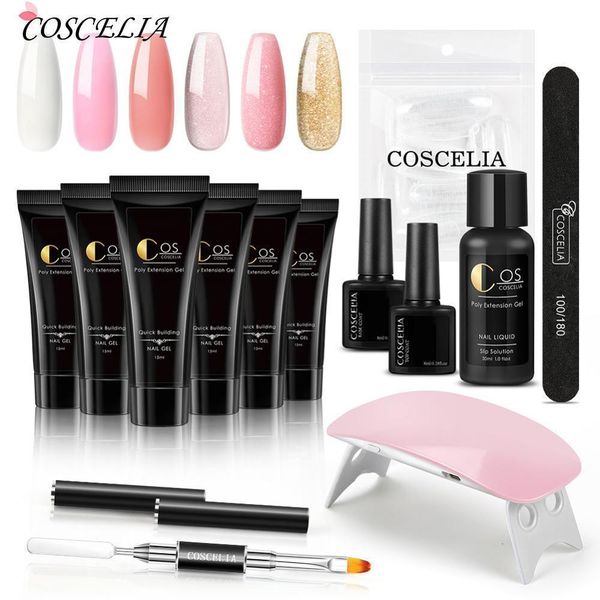 

professional new gel kits with lamp all for new set art decorations nail kit