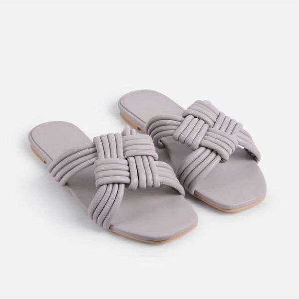 

women's flat slipper modern slippers gladiator sandals rome shoes trendy shoes outside holidays slippers for women, Black
