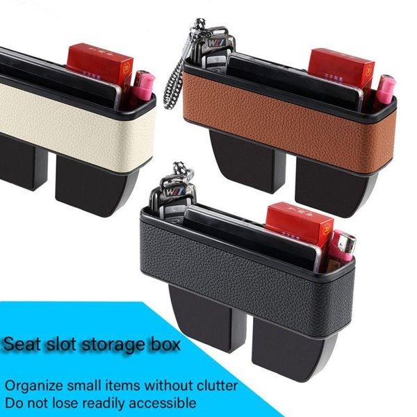 

car organizer universal central control armrest box compartment seat slit storage multi-purpose