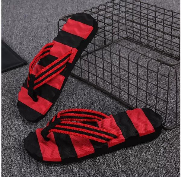 

mark 2021 you'll see men in genuine leather slippers cross section beach shoes water size big ghj67 4mao, Black