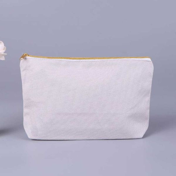 

100pcs large stand up canvas zipper pencil cases pen pouch cotton cosmetic bag makeup bags mobile phone clutch bag organizer