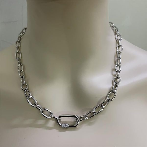 

pendant necklaces chain necklace design cold wind for men and women, Silver