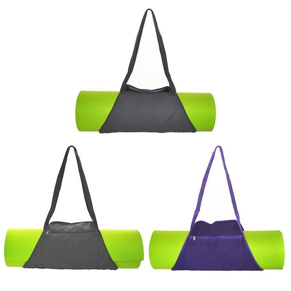 

yoga mats mat storage bag single shoulder canvas messenger bags sling carrier fitness dance accessories