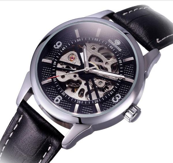 

sell forsining fashion men watches mens automatic watch wrist watch for men for02, Slivery;brown