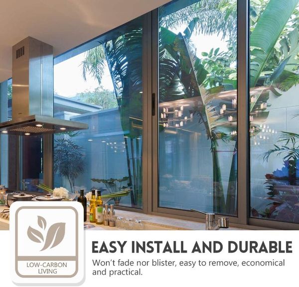 

window stickers thermal insulation glass self-adhesive film uv protection privacy solar tint household one-way mirror