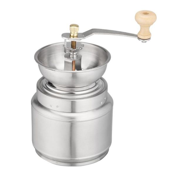 

manual coffee grinders stainless steel hand grinder handmade beans pepper spice burr mill kitchen grinding tool