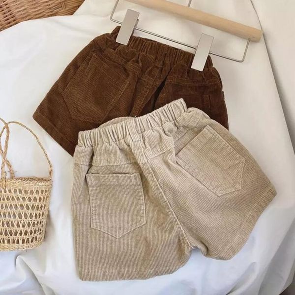 

shorts 2021 arrival girls corduroy spring fashion kids clothes 1-6 years, Black