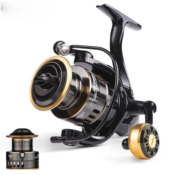

baitcasting reels fishing reel he1000-7000 drag 10kg metal ball grip spool spinning saltwater carp send gift line