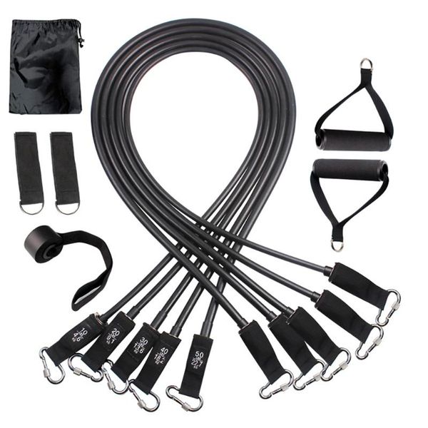

resistance bands 11pcs/set muscle strength training fitness equipment yoga gym workout arm exercise pull rope