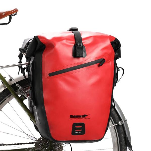 

rhinowalk 25-27l waterproof bicycle bag travel cycling bag basket bicycle rear rack tail seat trunk bags bags