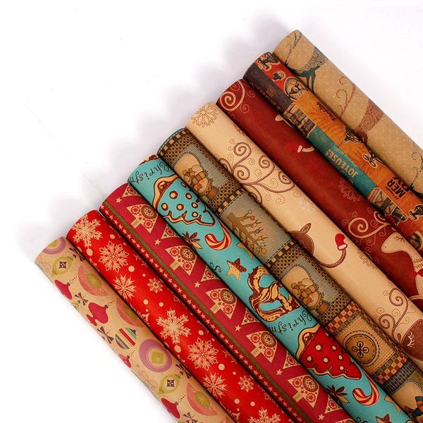 

gift wrap wrapping paper tissue packaging christmas 10 pcs/lot