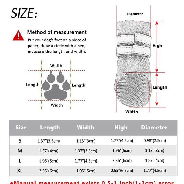 

4pcs pet dog shoes puppy cat chihuahua rain boots waterproof rubber anti-slip footwear for small cats dogs teddy socks qylyme