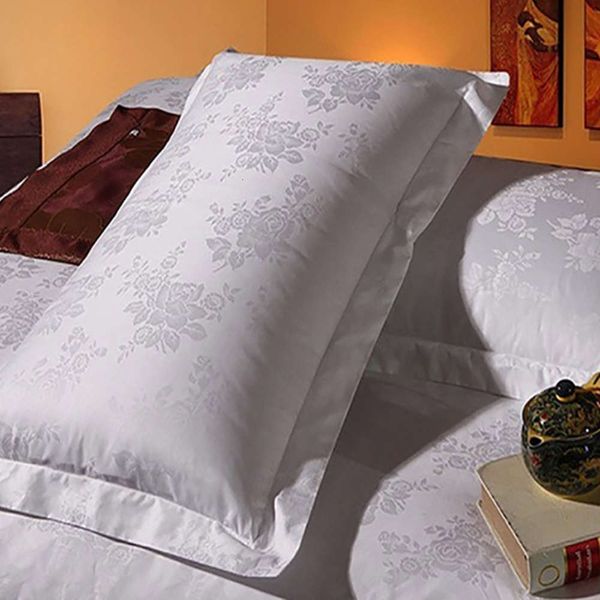 

cases qingdong el bedding pure cotton jacquard pillowcase four piece set