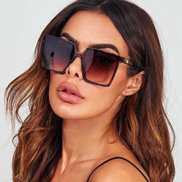 

sunglasses oversized men women quality cute vintage classic shades square eyewear lunette de soleil femme uv400, White;black