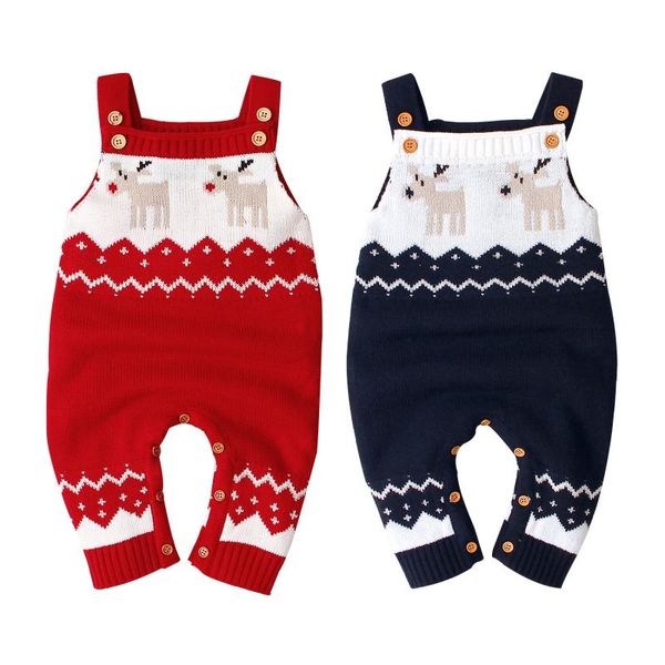 

pullover baby girls winter sling jumper sweater clothes 2021 6-12m autumn boys children clothing printing knitted kids sweaters, Blue