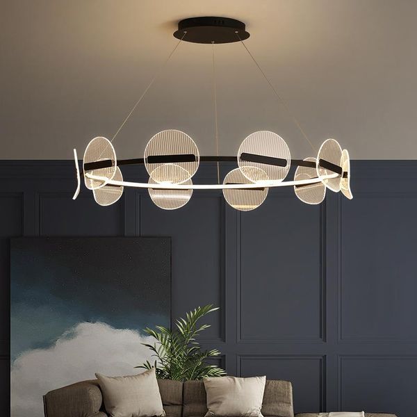 

chandelier living room lamps modern minimalist atmosphere nordic luxury lamps restaurant bedroom creative personality