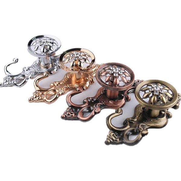 

other home decor 1 pair european style vintage metal zinc alloy wall hooks window curtain tiebacks holders