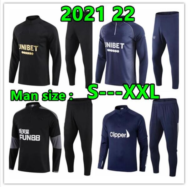 

20 21 22 bamford soccer tracksuit survetement united 2020 2021 rodrigo koch costa alioski phillips leeds football training suit jogging, Black