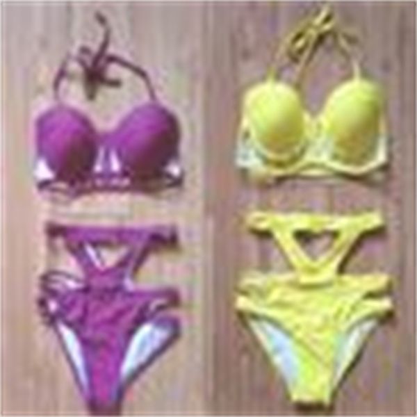 

wholesale new arrival cut out swimwear women bandage bikini set sexiest ladies' backless hollow out swimsuit bathing suit