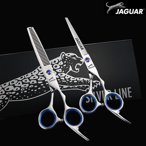 

hair scissors 5.5 6 inch tools jaguar hairdressing professional barber cutting+thinning set salon shears