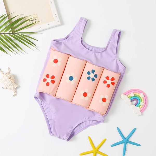 

one-pieces baby one-piece floating swimwear float suit toddler swimsuit bathing with removable buoyancy sticks l4, Black