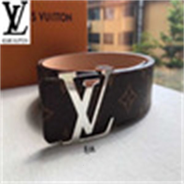 

brand designer luxury belt men's dress letter metal buckle printed authentic official mens belts for men women belt with box, Silver
