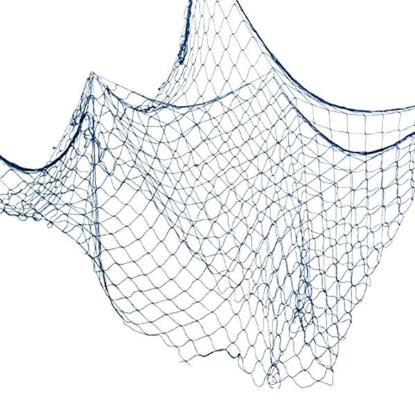 

blue beige mediterranean marine style soft decoration fishnet wall decoration bedroom wall
