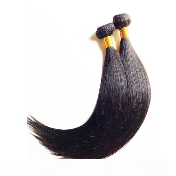 

special high-end hair shop european brazilian virgin hair weft 8-28inch rare full cuticle 3pcs beauy indian remy human hair extensions, Black
