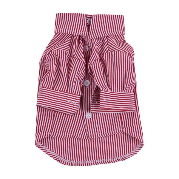

cat costumes pet dog striped shirt clothes underwear gentleman cute puppy costume supplies soft cotton for small animals