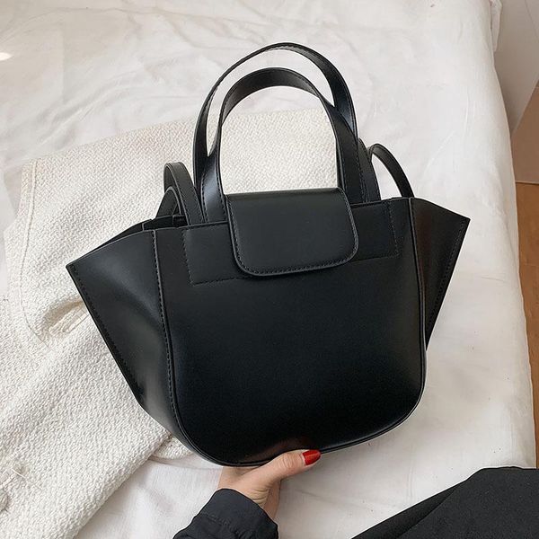 

evening bags vintage large capacity shoulder tote for women winter simple trend luxury design pu leather big handbags travel shopper bag