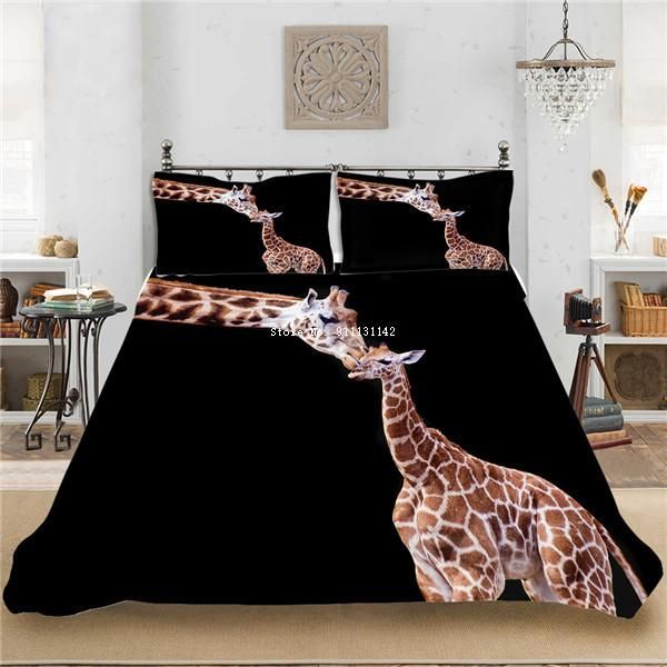 

bedding sets 3d home bedroom decoration textile fashion animal print set king  full double single size