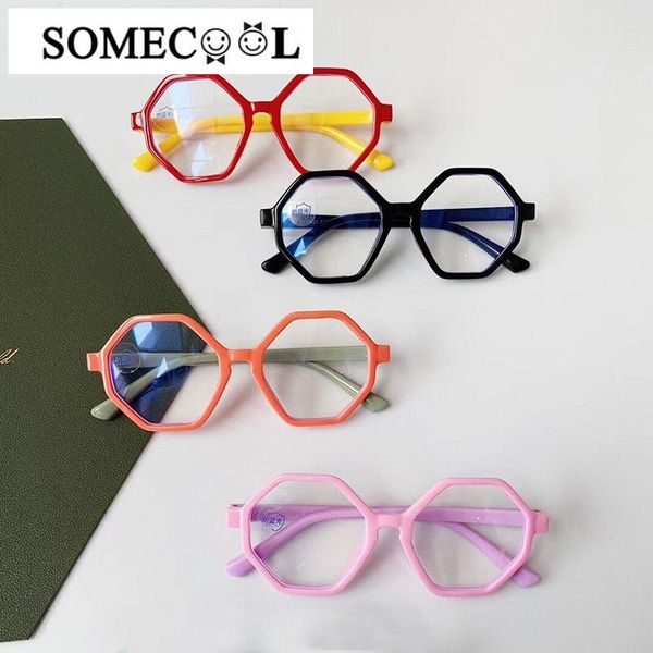 

fashion sunglasses frames tr90 2021 glasses frame kids vintage eyeglasses anti blue light children computer transparent eye n136, Black