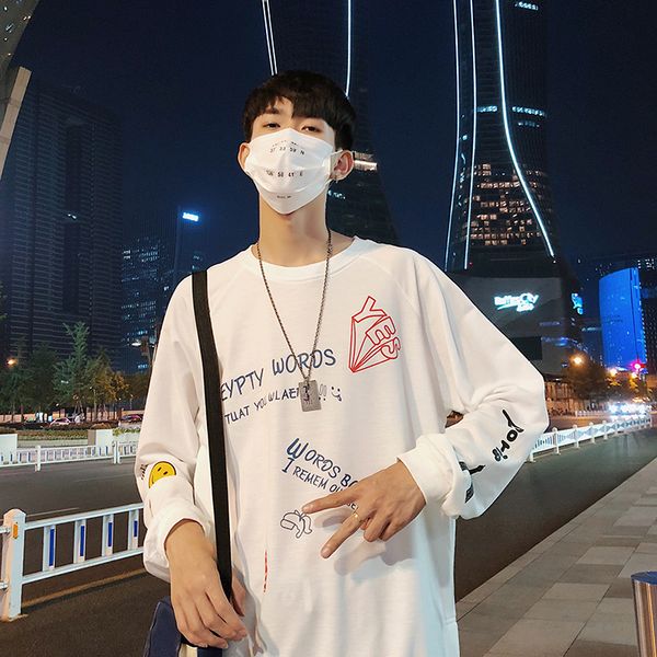

2021 new men's long sleeve male hoodies cotton clothing coats casual round collar white/black/violet color sweatshirt big size m-5xl bq