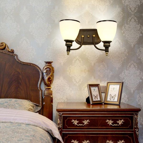 

wall lamps vintage minimalist led metal bedside lamp for living room el bedroom lightings aisle corridor
