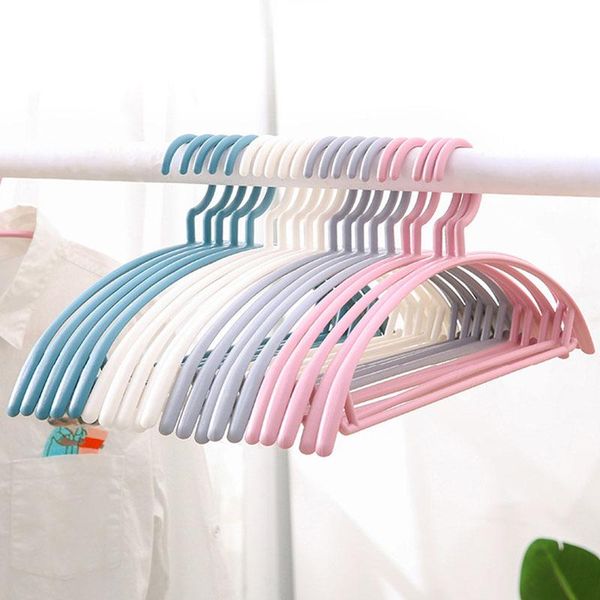 

hangers & racks 5pcs clothing rack no trace hanger organization clothes storage non-slip home accessories drying organizer