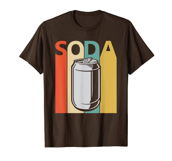 

vintage soda can t-shirt gift, White;black