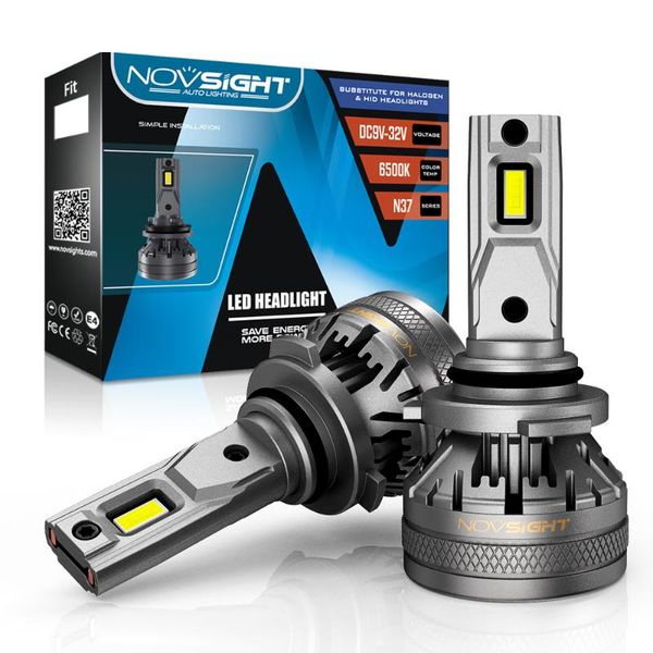 

car headlights novsight h7 led h4 canbus 120w 20000lm headlight bulbs h11 h8 h9 h1 h3 h13 9005 9006 auto headlamp 6500k fog lights lamp