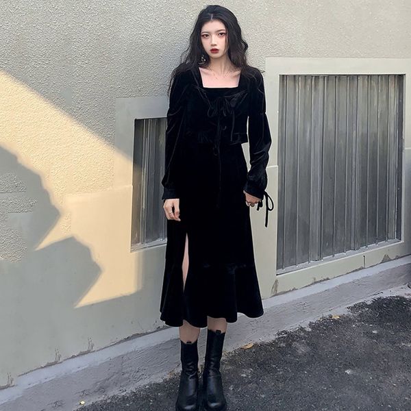 

new women's clothes high street modern design creative veet fungus in a single color and elegant square 2021 fcw5, Black;gray