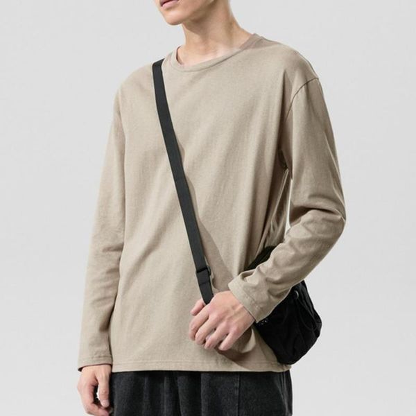 

men's t-shirts men shirt plus size casual anti-wrinkle autumn base for, White;black