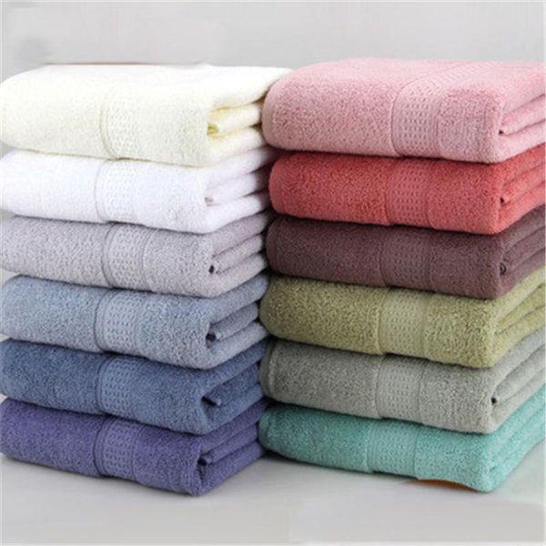 

towel 100% cotton hand bath soft absorbent face comfortable beach grey