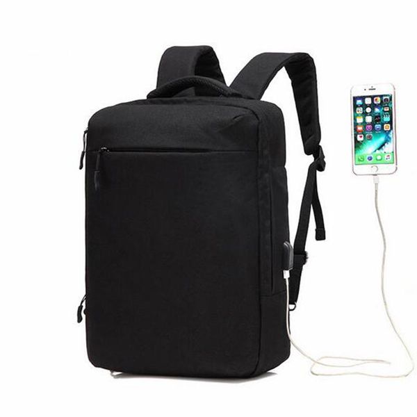 

backpack waterproof large capacity 15inch lapbag external usb charge computer backpacks 2021 college student school
