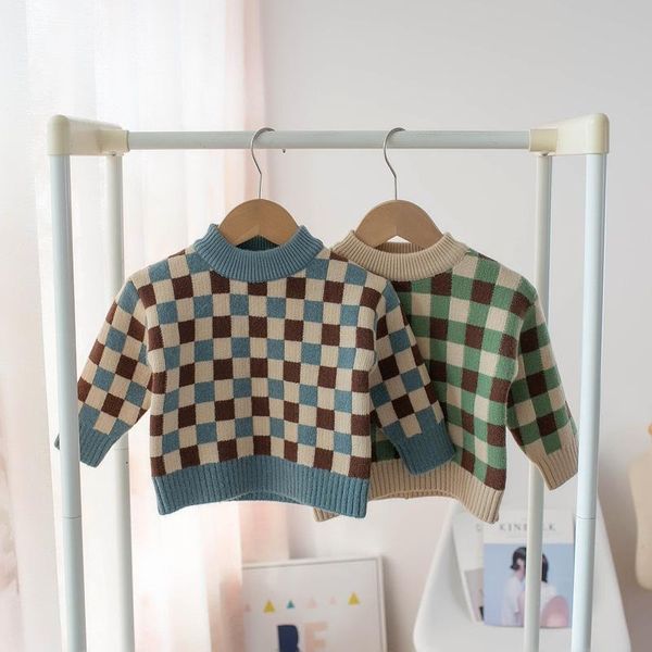 

pullover 2021 winter baby boys velvet sweater, Blue