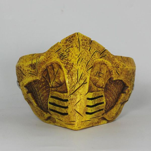 

party masks mortal kombat x masquerade cosplay scorpion halloween mask