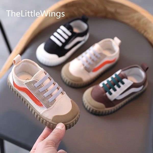 

athletic & outdoor spring 2021 boys' school loafers girls' leisure light canvas shoes korean breathable children's sports 1-6, Black