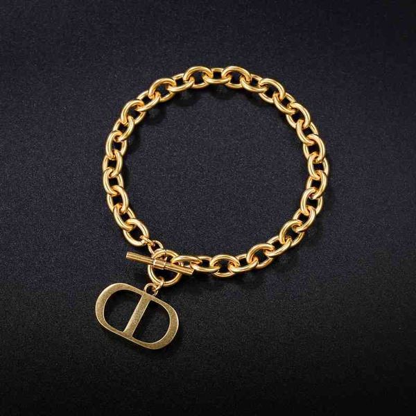 

special offer 75% off outlet online family new female star's same fashion letter word bracelet 1p07, Silver
