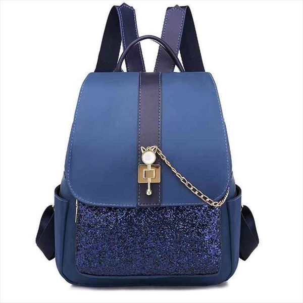 

sequins backpack fashion women girl designer school teenage girls versatile large capacity bag mochila feminina