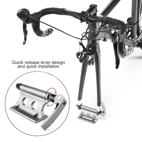 

car & truck racks selling bicycle front fork clamp aluminum alloy bike rack frame fixing clip used on small trucks cars convenient